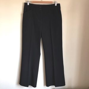 Reitmans black wide leg work pants trousers bottoms size 8 womens
